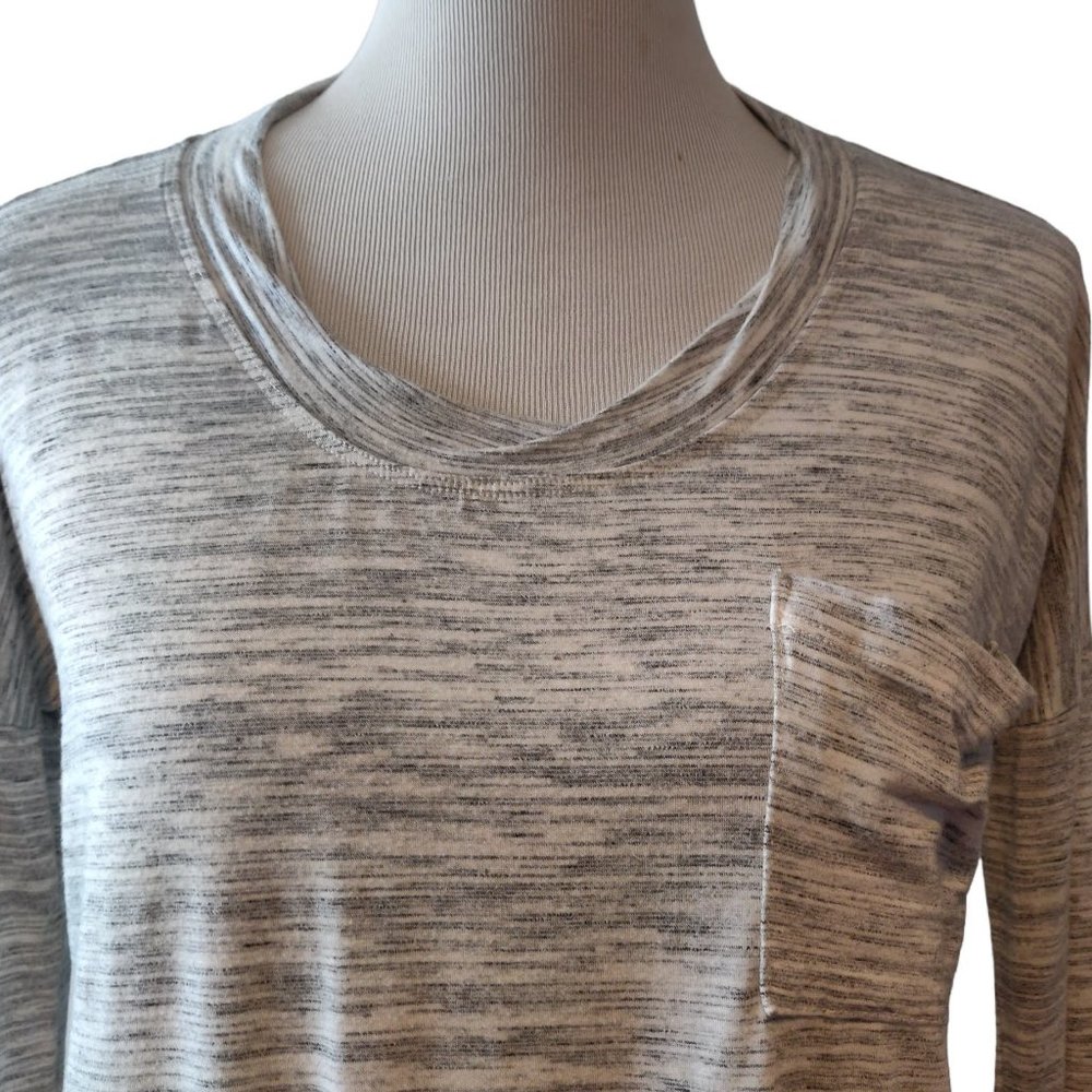 Maison Du Soir Womens Heathered Gray Edith Long S… - image 4